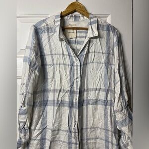 Thread & Supply | Light Blue and White Checkered Shirt